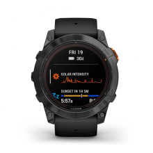 Garmin Fenix 7X Pro Solar Slate Gray w. Black Band (010-02778-00/01)