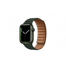 Apple Watch Series 7 GPS 45mm Green Aluminum Case w. Sequoia Green L. Link M/L (MKNQ3+ML803)