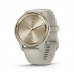 Garmin Vivomove Trend Cream Gold S. Steel Bezel w. F. Gray Case and S. Band (010-02665-02)