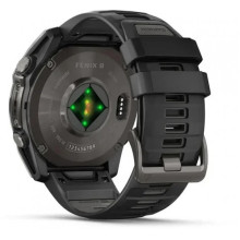 Garmin Fenix 8 51mm AMOLED Sapphire Carbon Gray DLC Titanium w. Black/Pebble Gray S. Band (010-02905-20/21)