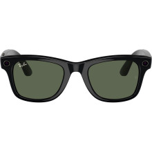 Ray-Ban Meta Wayfarer Gen 2 Standard Shiny Black Frame / G-15 Green Lenses (RW4012 601/71 50-22)