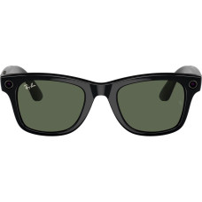 Ray-Ban Meta Wayfarer Gen 2 Standard Shiny Black Frame / G-15 Green Lenses (RW4012 601/71 50-22)