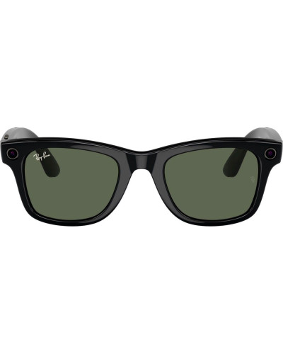 Ray-Ban Meta Wayfarer Gen 2 Standard Shiny Black Frame / G-15 Green Lenses (RW4012 601/71 50-22)