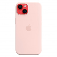 Apple iPhone 14 Silicone Case with MagSafe - Chalk Pink (MPRX3)