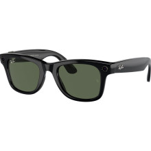 Ray-Ban Meta Wayfarer Gen 2 Large Shiny Black Frame / G-15 Green Lenses (RW4012 601/71 53-22)