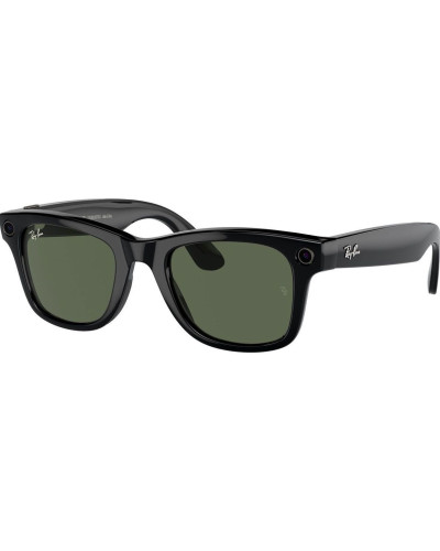 Ray-Ban Meta Wayfarer Gen 2 Large Shiny Black Frame / G-15 Green Lenses (RW4012 601/71 53-22)