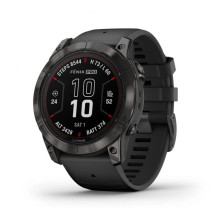 Garmin Fenix 7X Pro Sapphire Solar Carbon G. DLC Tit. with Black Band (010-02778-10/11/54)