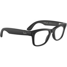 Ray-Ban Meta Wayfarer Gen 2 Large Matte Black Frame / Clear Lenses (RW4012 601SSB 53-22)