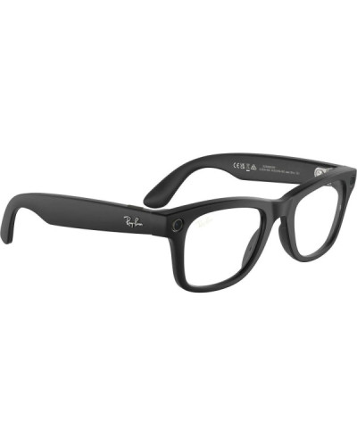 Ray-Ban Meta Wayfarer Gen 2 Large Matte Black Frame / Clear Lenses (RW4012 601SSB 53-22)