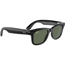 Ray-Ban Meta Wayfarer Gen 2 Large Shiny Black Frame / G-15 Green Lenses (RW4012 601/71 53-22)