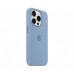 Apple iPhone 15 Pro Silicone Case with MagSafe - Winter Blue (MT1L3)