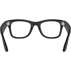 Ray-Ban Meta Wayfarer Gen 2 Large Matte Black Frame / Clear Lenses (RW4012 601SSB 53-22)