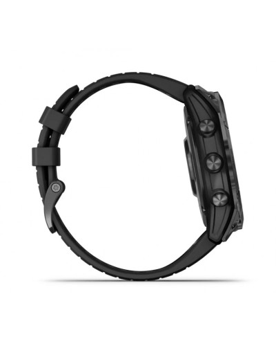 Garmin Fenix 7X Pro Sapphire Solar Carbon G. DLC Tit. with Black Band (010-02778-10/11/54)