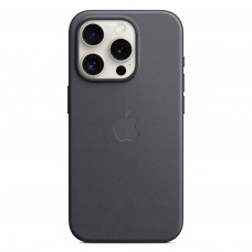 Apple iPhone 15 Pro FineWoven Case with MagSafe - Black (MT4H3)