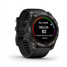 Garmin Fenix 7X Pro Sapphire Solar Carbon G. DLC Tit. with Black Band (010-02778-10/11/54)