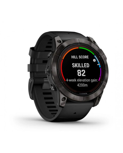 Garmin Fenix 7X Pro Sapphire Solar Carbon G. DLC Tit. with Black Band (010-02778-10/11/54)