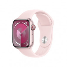 Apple Watch Series 9 GPS + Cellular 41mm Pink Alu. Case w. Light Pink Sport Band - M/L (MRJ03)