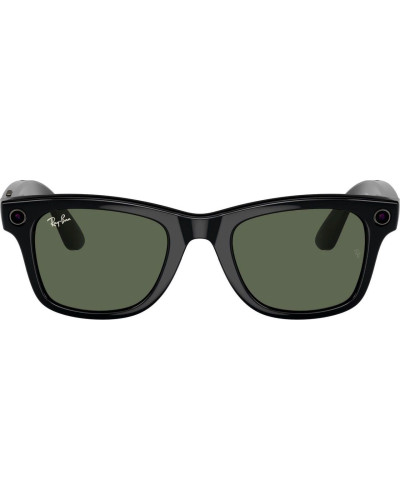 Ray-Ban Meta Wayfarer Gen 2 Large Shiny Black Frame / G-15 Green Lenses (RW4012 601/71 53-22)