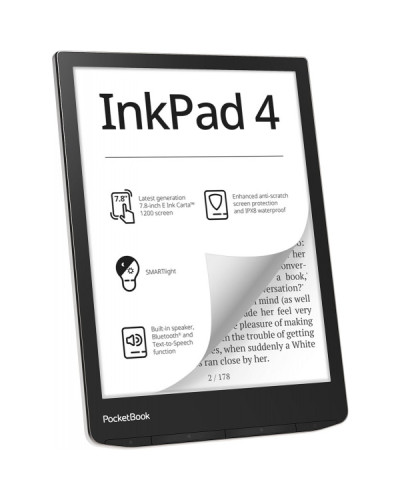 PocketBook 743G InkPad 4 Stundust Silver (PB743G-U-CIS, PB743G-U-WW)