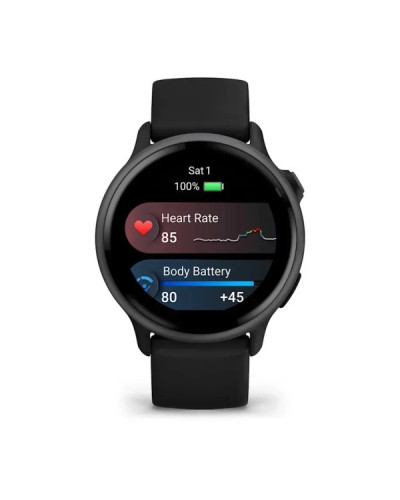 Garmin Vivoactive 6 Slate with Black Band (010-02985-00/40)