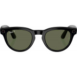 Ray-Ban Meta Headliner Gen 2 Standard Shiny Black Frame / G-15 Green Lenses (RW4013 601/71 50-23)