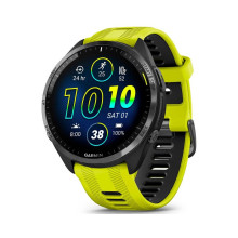 Garmin Forerunner 965 Carbon Gray Titanium Bezel w. Black Case and Amp Yell/Black S. Band (010-02809-02/12/82)