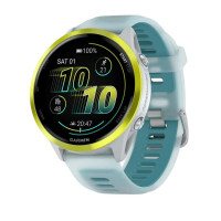 Garmin Forerunner 570 47mm Amp Yellow Aluminum w. Translucent Whitestone/Turquoise Band (010-02971-01)