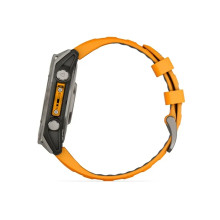 Garmin Fenix 8 51mm AMOLED Sapphire Titanium w. Spark Orange/Graphite Silicone Band (010-02905-10/11)
