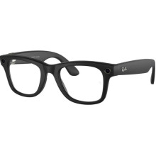 Ray-Ban Meta Wayfarer Gen 2 Large Matte Black Frame / Clear Lenses (RW4012 601SSB 53-22)