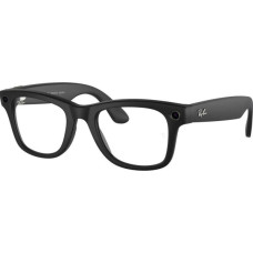 Ray-Ban Meta Wayfarer Gen 2 Large Matte Black Frame / Clear Lenses (RW4012 601SSB 53-22)