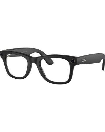 Ray-Ban Meta Wayfarer Gen 2 Large Matte Black Frame / Clear Lenses (RW4012 601SSB 53-22)