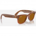Ray-Ban Meta Wayfarer Shiny Caramel Frame Brown Lenses (RW4006 670683 50-22)