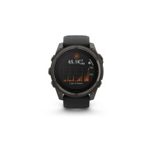 Garmin Fenix 8 51mm Solar Sapphire Carbon Gray DLC Titanium w. Black/Pebble Gray S. Band (010-02907-10/11/70)