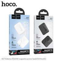 PowerBank Hoco J117 MagSafe QC/PD 15/20W 5000 mAh white