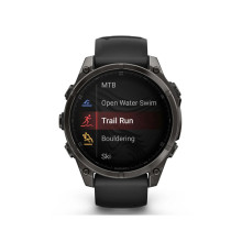 Garmin Fenix 8 47mm AMOLED Sapphire Carbon Gray DLC Titanium w. Black/Pebble Gray B. (010-02904-20/21/29)