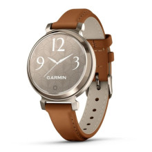Garmin Lily 2 Classic Cream Gold with Tan Leather Band (010-02839-02/60)