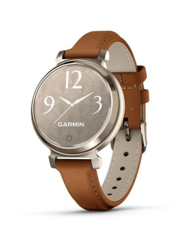 Garmin Lily 2 Classic Cream Gold with Tan Leather Band (010-02839-02/60)