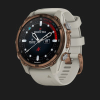 Garmin Descen Mk3i – 43 mm Bronze PVD Titanium with French Gray Silicone Band (010-02753-13/14)