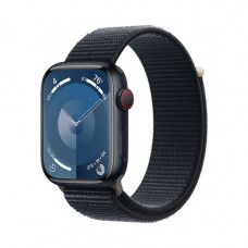 Apple Watch Series 9 GPS + Cellular 45mm Midnight Alu. Case w. Midnight S. Loop (MRMF3)