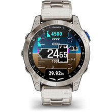 Garmin D2 Mach 1 Aviator Smartwatch with Vented Titanium Bracelet (010-02582-50/51)