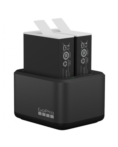 GoPro Dual Battery Charger + battery Enduro 2 pcs for HERO11/10/9 (ADDBD-211)