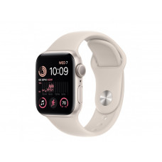 Apple Watch SE 2 GPS 40mm Starlight Aluminum Case w. Starlight S. Band - S/M (MNT33)