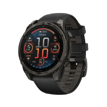 Garmin Fenix 8 47mm AMOLED Sapphire Carbon Gray DLC Titanium w. Black/Pebble Gray B. (010-02904-20/21/29)