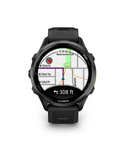 Garmin Forerunner 970 Carbon Gray DLC Titanium w. Black Case and Black/Translucent W. Band (010-02969-00/10)