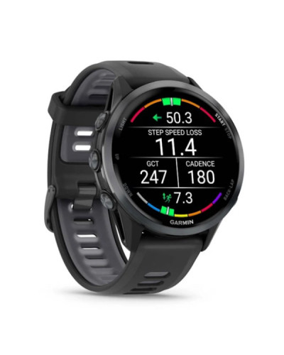 Garmin Forerunner 970 Carbon Gray DLC Titanium w. Black Case and Black/Translucent W. Band (010-02969-00/10)