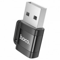 Перехідник ЗП Hoco TypeC=>USB 2 (UA31D)
