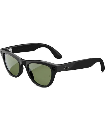 Ray-Ban Meta Skyler Standard - Shiny Black / G-15 Green (RW4010 601/71 52-20)