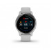 Garmin Venu 2S Silver Stainless Steel Bezel with Mist Gray Case and Silicone Band (010-02429-12/02)