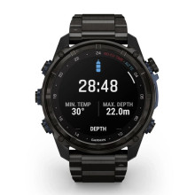Garmin Descent Mk3i 51mm Carbon Gray DLC Titanium with Black Silicone Band (010-02752-10/11)