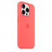 Apple iPhone 15 Pro Silicone Case with MagSafe - Guava (MT1G3)